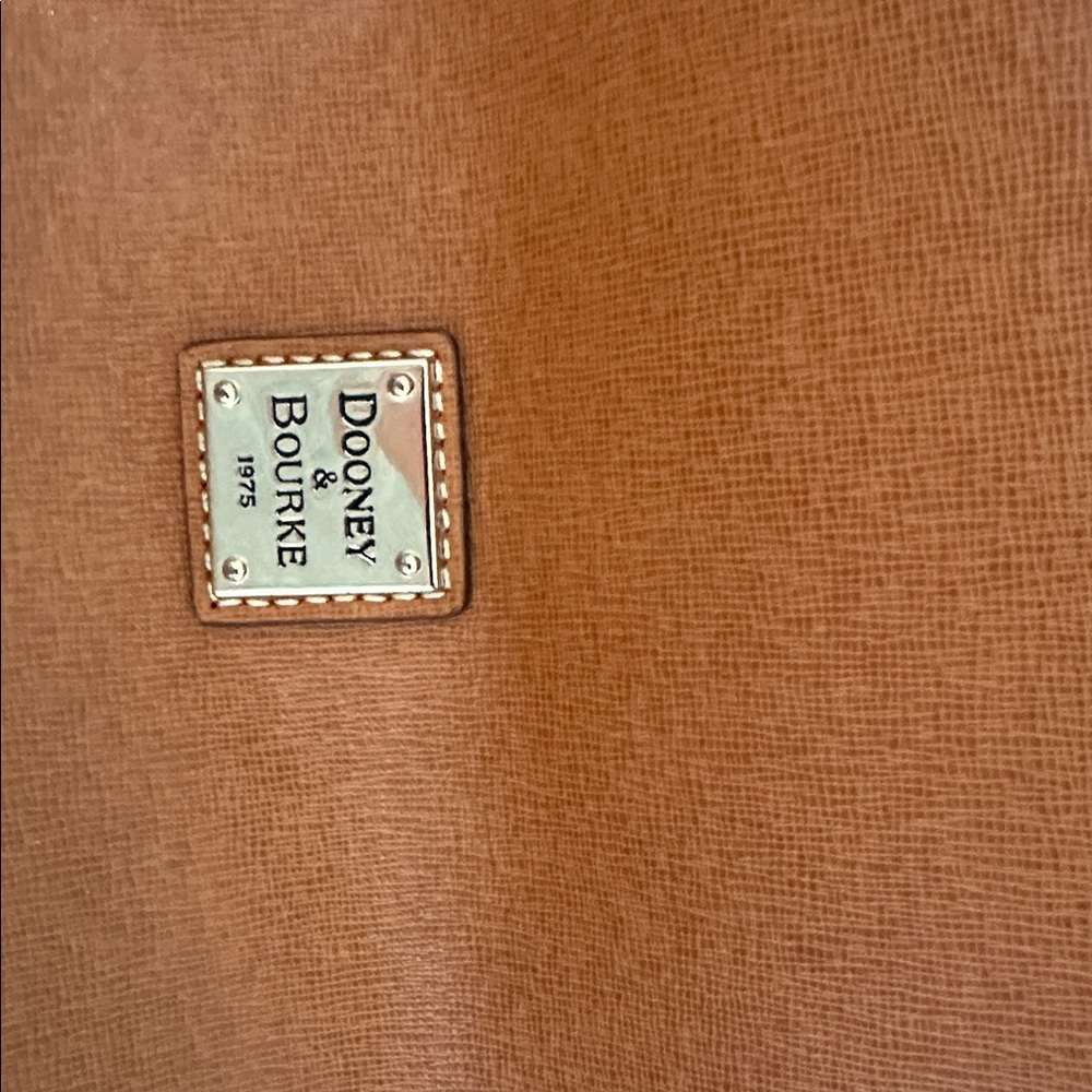 Dooney & Bourke Tan Leather Tote - Picture 2 of 8